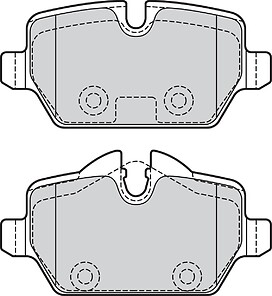 BRAKE PADS MINI COUNTRYMAN PACEMAN RR